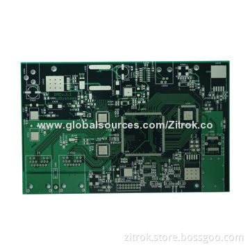4-layered 94v0 UL Soft Gold Small PCB with UL, RoHS and SGS MarksNew